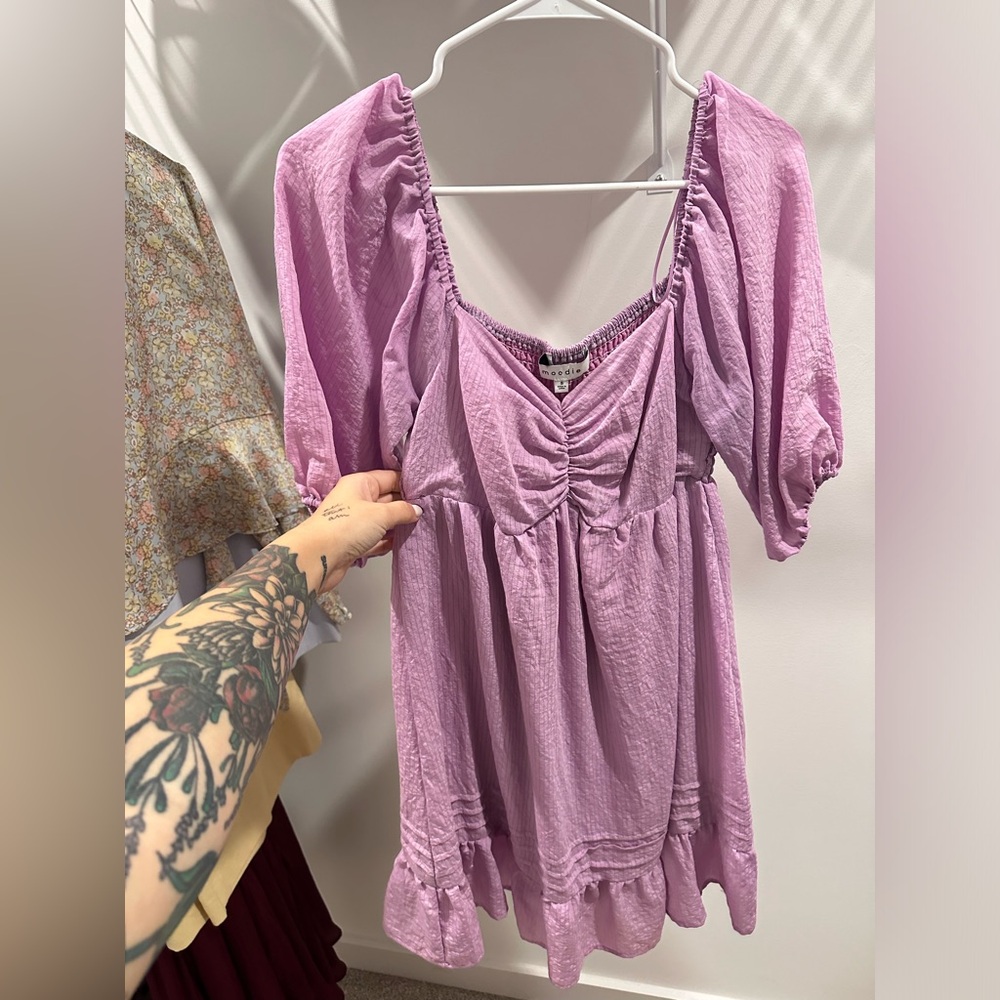 Purple babydoll Dress